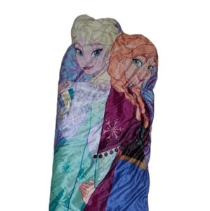 Frozen Sleeping Bag Quilted Girls 46"×19" Disney Princess